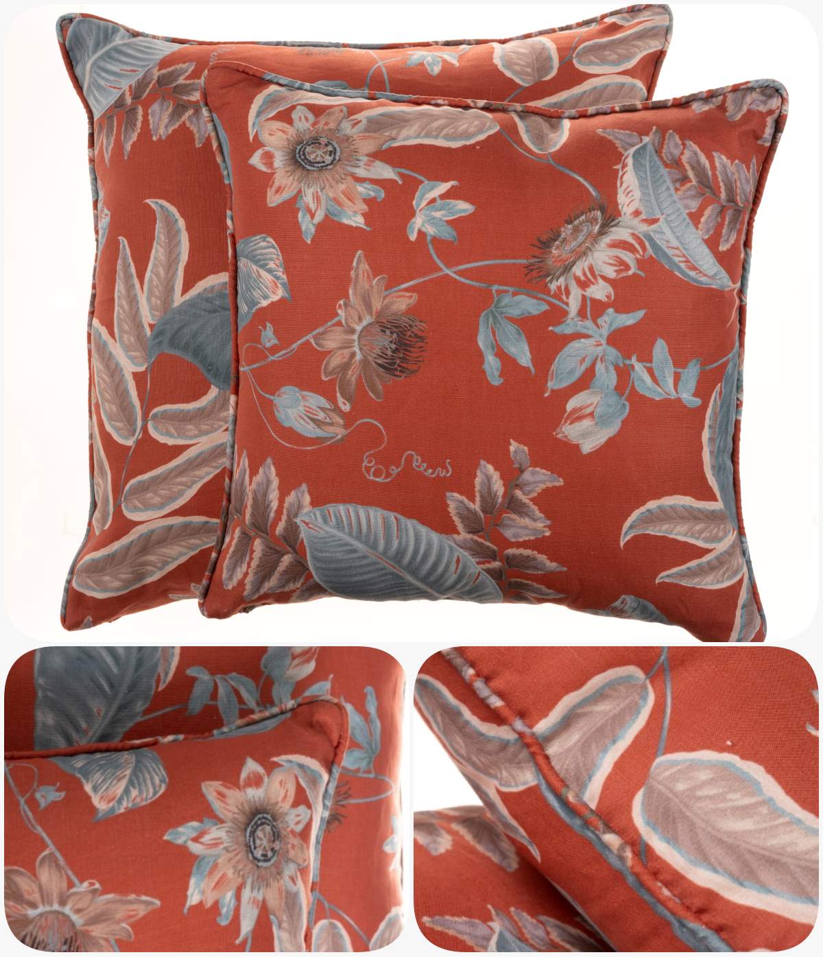 COPPIA CUSCINI JACOBEAN