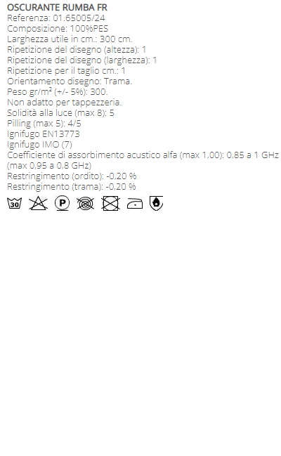 TESSUTO OSCURANTE RUMBA