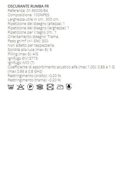 TESSUTO OSCURANTE RUMBA