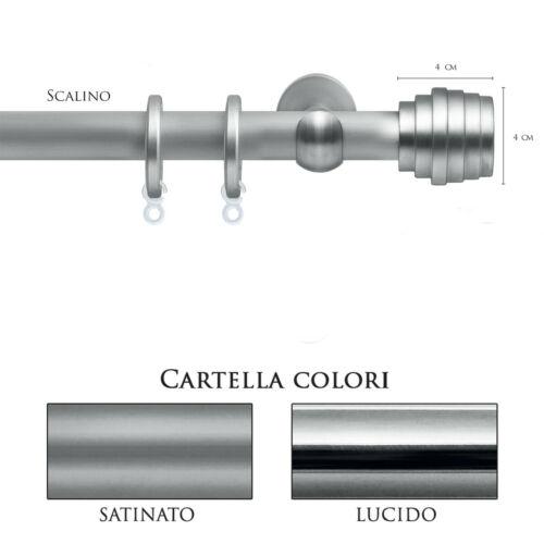 Bastone acciaio 300 cm