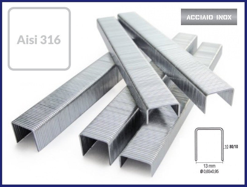 PUNTI ACCIAIO INOX 316