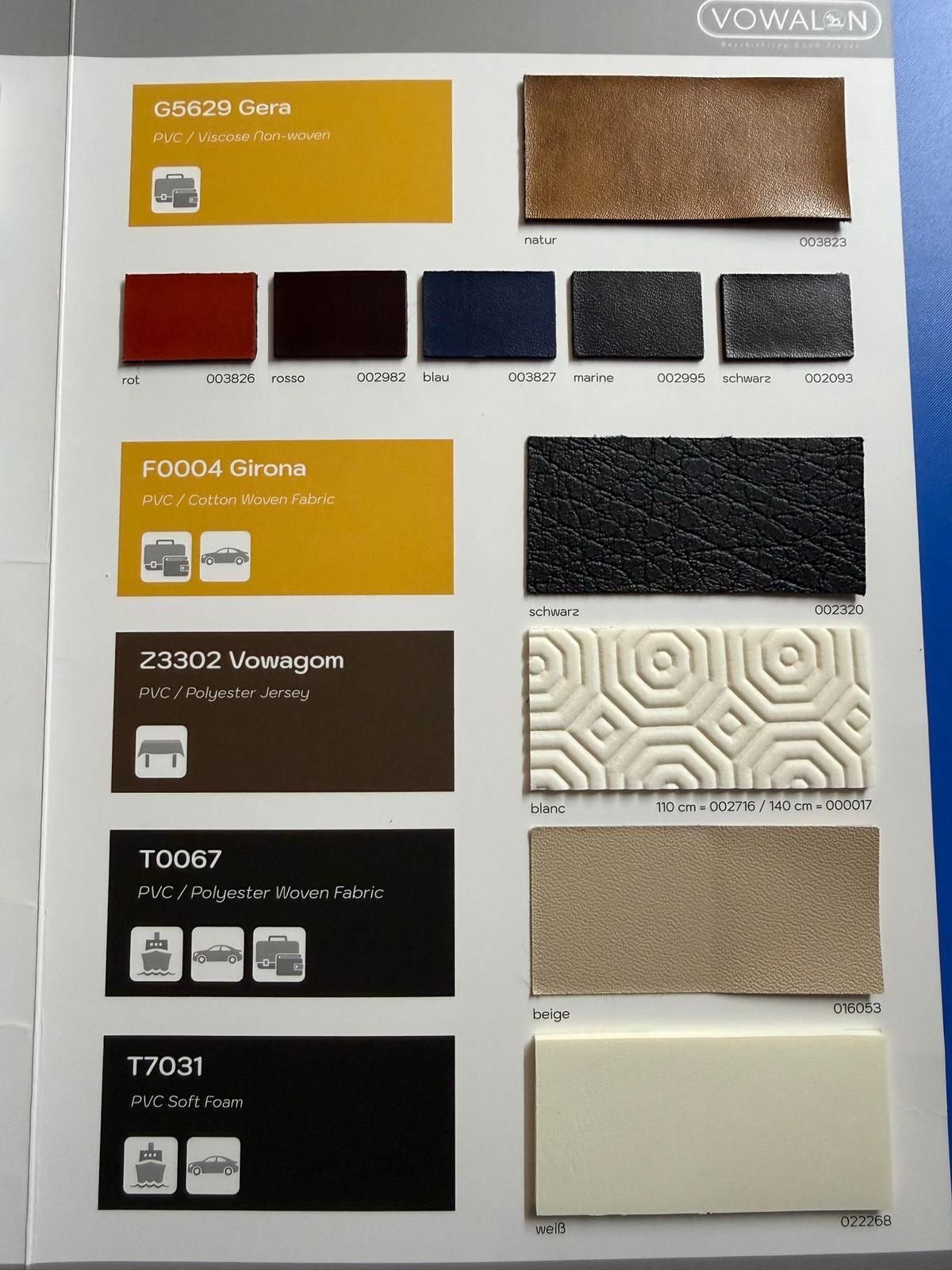 Catalogo Skai per Arredamento, Settore Navale, Sanitario e Contract