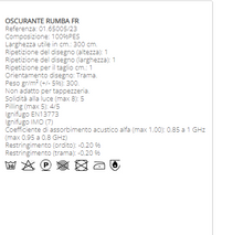 Carica l&#39;immagine nel visualizzatore di Gallery, TESSUTO OSCURANTE RUMBA
